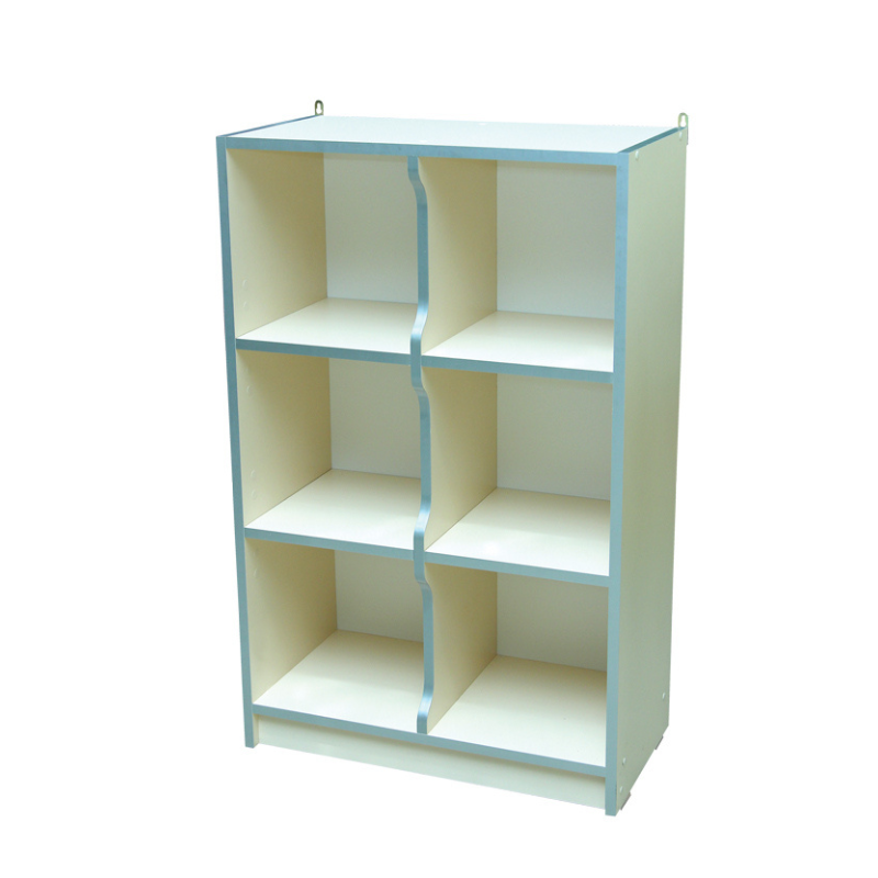 Відкрита дитяча стінка "Звірята" елемент №5, з полицями, матеріал корпусу - ЛДСП, для зберігання дитячих речей, АЛМАНТ, 600х300х950 мм.